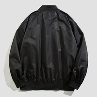 Blouson Bomber Homme OEM avec Logo Brodé, Personnalisable, Marque Privée, Style Vintage, Coupe Ample, Léger, Type Aviateur