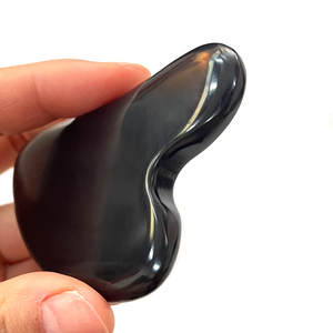 En kaliteli Bian taş Gua Sha yüz masajı araçları doğal taş guface Bian taş yüz heykel için - Product Image 4