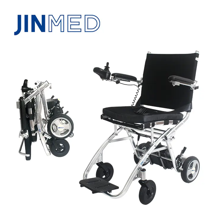 DYN20A-LW-ZJ المحمولة خفيفة الوزن قابلة للطي كرسي متحرك تحميل الثقيلة كرسي متحرك بالكهرباء مع فرش السيارات