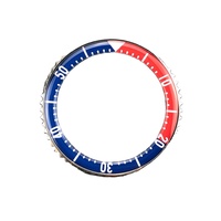 SKX007 Insert de lunette en verre bombé entièrement luminescent japonais, pièces de montre haut de gamme