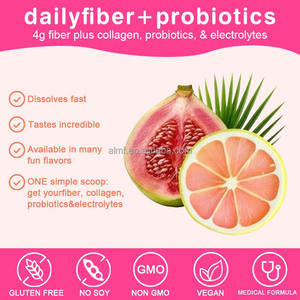 Colágeno Enriquecido con Electrolitos, 4g de Fibra, Probióticos Diarios para Adultos <span class=keywords><strong>en</strong></span> <span class=keywords><strong>Polvo</strong></span>, Prebióticos, <span class=keywords><strong>Dosis</strong></span> de 11g para la Salud Digestiva, Suplemento Dietético - Product Image 4