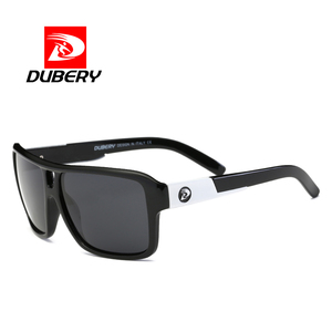 DUBERY 2026 Lunettes de <span class=keywords><strong>soleil</strong></span> polarisées UV400 tendance pour hommes et femmes, surdimensionnées, sans monture, bleues, transparentes, rouges, jaunes - Product Image 4