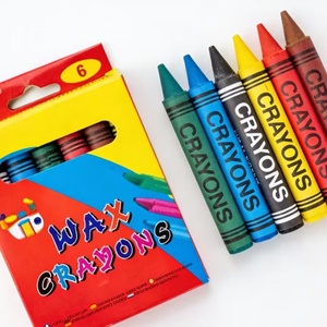Crayones de Cera Portátiles No Tóxicos de 6 Colores Vibrantes, Económicos y de Alta Calidad para Niños, 2026 - Product Image 4