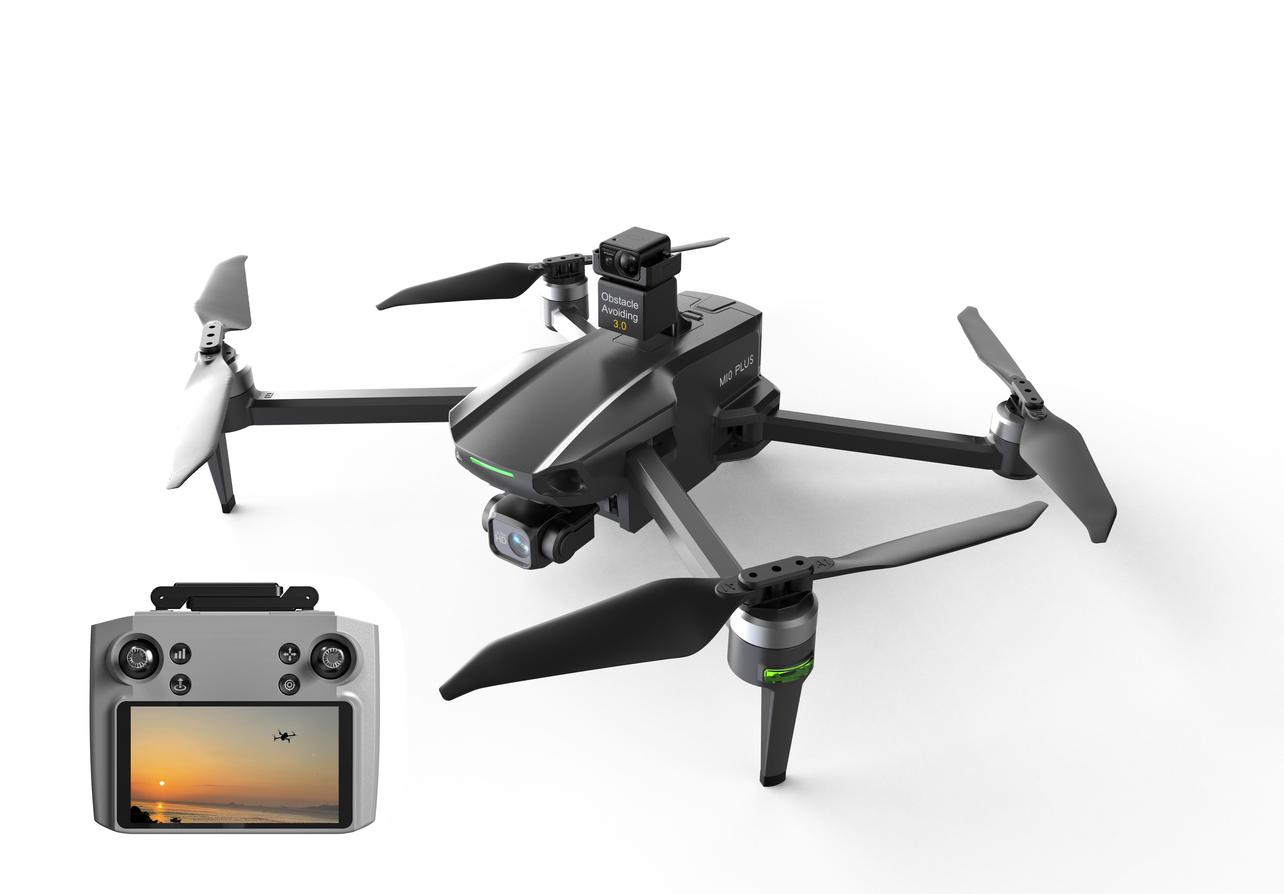 Touch screen remote control (with obstacle avoidance device)