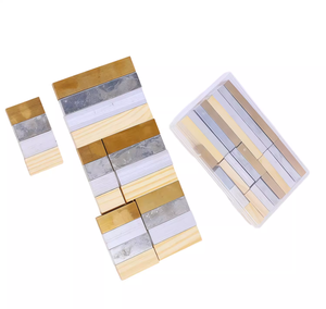 Blocs de densité de physique génériques, 24 pièces, outil pédagogique pour laboratoire scientifique en classe, pour les écoles, les élèves, blocs rectangulaires multi-matériaux - Product Image 5