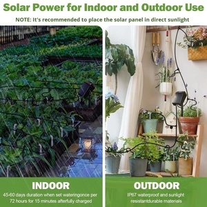 Nueva Serie de Riego por Goteo Solar Inteligente de PVC de Venta Caliente Transfronteriza con Temporizador Automático para Flores y Anti-Sifón de Bajo Consumo - Product Image 3