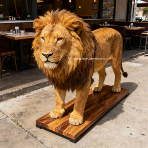 Kích thước cuộc sống sư tử mô phỏng cao Mô hình động vật hoạt hình thực tế cho công viên Chủ Đề Safari vườn thú Vương quốc-trang trí theo chủ đề - Product Image 1