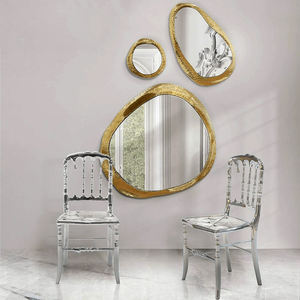 Decorazioni per la casa di lusso in metallo oro opere d'arte contemporanea appesa libera combinazione di specchio Halo arte della parete progettato in stile Art <span class=keywords><strong>déco</strong></span> - Product Image 4