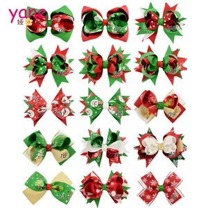 Fancy wholesale funny Christmas little bow party christmas hair bow