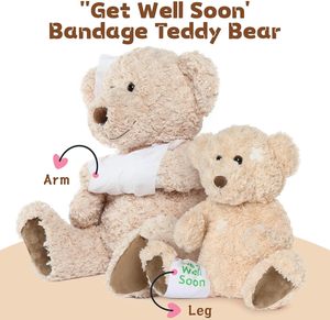 Lindo Oso <span class=keywords><strong>de</strong></span> Peluche Herido con Vendaje, Oso <span class=keywords><strong>de</strong></span> Peluche con Vendas, Disfraz <span class=keywords><strong>de</strong></span> Halloween, Juego <span class=keywords><strong>de</strong></span> Roles - Product Image 5