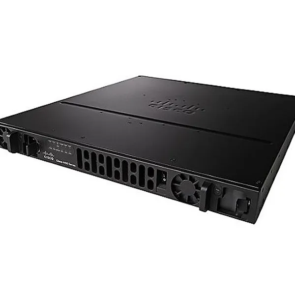 Original 4400 Series ethernet router ISR4431/K9 500Mbps-1Gbps system throughput  4 WAN/LAN ports  4 SFP ports