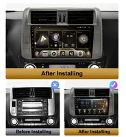 Autoradio 2 Din 4G WiFi Apple Carplay pour Toyota LAND CRUISER PRADO J150 2009 2010 2011 2012 2013 Android GPS Navigation