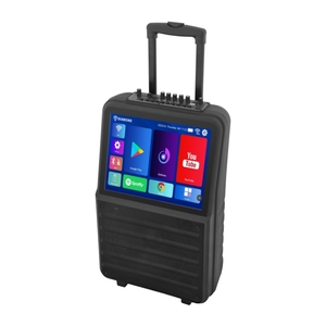 Kim Cương Máy Karaoke Wifi Màn Hình Loa Di Động Không Dây Ngoài Trời Bên Loa Với Lyric Màn Hình Android Hệ Thống Karaoke - Product Image 1