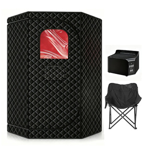 Sauna de barril para exteriores Vanace, tradicional, con calefacción a leña o eléctrica, para jardín, patio trasero o spa en casa. - Product Image 1