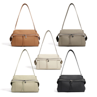 Sacs à main en cuir véritable pour femmes, sacs hobo spacieux à bandoulière, sacs personnalisés, fournisseur OEM ODM