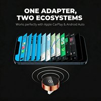 Nuevo Adaptador Inalámbrico Universal para Coche con Carplay USB Inteligente