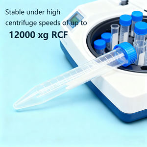 <span class=keywords><strong>Tubes</strong></span> à centrifuger en plastique PP de laboratoire à fond conique avec bouchon à vis 15 ml 50 ml gradués non pyrogéniques sans DN/RNase 12000xg RCF - Product Image 6