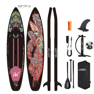 ผลิตบอร์ดยืนพายแบบเป่าลม ขนาด 335 ซม. 11 ฟุต รุ่น RED COCONUT PALM SUP Paddle - Product Image 3