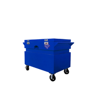 Boîte à outils de travail pour camion en aluminium étanche OEM, boîte à outils robuste avec roues, taille personnalisée