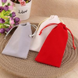Customizable <b>Heat</b> Transfer Printed Velvet Packaging Bags for Lipstick <b>Combs</b> Mobile Phones Drawstring Closure-Recyclable - Product Image 3