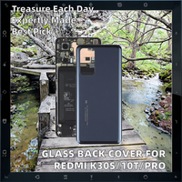 Coque arrière de téléphone portable en verre OEM, modèle SPS5295BL pour Redmi K30S/Mi 10T/Mi 10T Pro