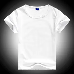 Sublimation 100% Polyester T Shirt For Kids White Blank T Shirt Toddler Boys Baby Kids Polyester Clothes For Sublimation