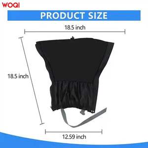 Guêtres de randonnée WOQI en tissu Oxford, coupe-vent, anti-poussière, pour la montagne, la randonnée, le camping, unisexe adulte, protection contre la neige - Product Image 4