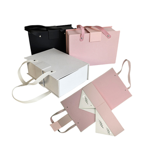 Siêu Chất Lượng Hộp Quà Tặng Túi Với Nắp Từ Tính Và Xử Lý Bao Bì Hộp Sử Dụng Cho Giày Quần Áo Quà Tặng - Product Image 6