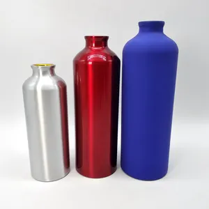 Garrafa de água de alumínio 1000ml, garrafa de água de alumínio dourada para fabricação