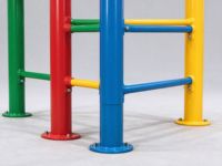 Structure d'escalade pour enfants avec barres de grimpeuse, équipement de jeu extérieur, ensemble d'échelles d'escalade colorées pour maternelle, parc et jardin