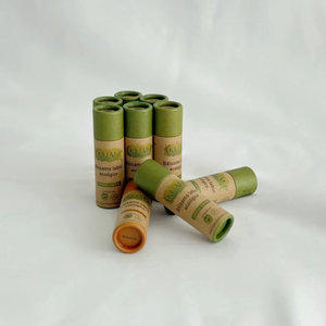 Precio de fábrica biodegradable Push up Lip Balm Tube Contenedor de desodorante personalizado Tubo de papel de cartón Kraft natural - Product Image 5