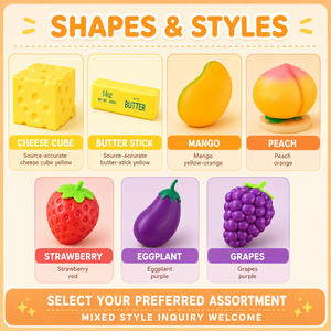 Juguete Sensorial Educativo Taiding Bear de TPE con Forma de Queso, Diseño Translúcido para Aliviar el Estrés, Inspirado en <span class=keywords><strong>Montessori</strong></span>, Unisex - Product Image 4