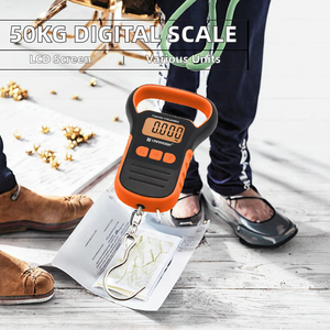 Báscula Digital para Materiales de Construcción y Equipaje, Múltiples Unidades, 50 kg/10 g, Pantalla LCD, Báscula Electrónica, Kg/Lb/Oz/Jin, con Batería - Product Image 2