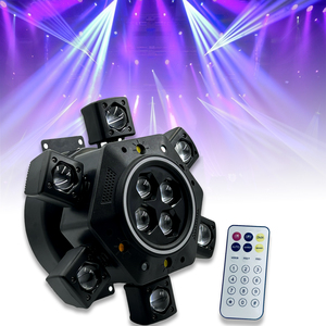 Directo de Fábrica, Luz Móvil Bee Eye de 150W para Discoteca y Fiestas, Láser con Efecto Strobe, 6 Brazos RGBW DMX512, Control por Sonido, IP20, para Bares, DJ y Conciertos - Product Image 1
