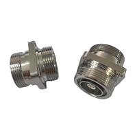 Adaptateur KKF L29 7/16 DIN haute performance, connecteur à bride 7/16 DIN femelle vers DIN femelle pour la vente en gros