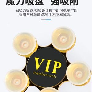Sunflower Phone Stand Universal Car Dashboard Mount Suction <b>Cup</b> Type Aluminum Alloy Gold Color - Product Image 3