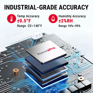 ThermoPro TP371 Hygromètre Thermomètre WiFi Sans Fil Moniteur d'Humidité et de Température avec Connectivité <span class=keywords><strong>Fiable</strong></span> - Product Image 2