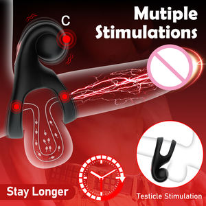 <span class=keywords><strong>2026</strong></span> Nieuwe Vibrerende Penisring 10 Vibratiemodi Langere Duur Testikelstimulatie USB Oplaadbaar Seks Speelgoed voor Mannen - Product Image 5