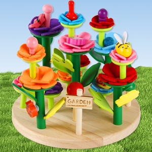 Kids Educational Stem Build Crafts Diy Toy Flower Garden <b>Building</b> Toys - Product Image 6