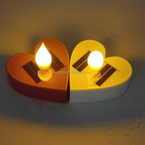 <span class=keywords><strong>Bougie</strong></span> <span class=keywords><strong>solaire</strong></span> sans flamme en forme de petit coeur pour décoration d'intérieur <span class=keywords><strong>Bougie</strong></span> électronique d'éclairage décoratif d'extérieur - Product Image 4