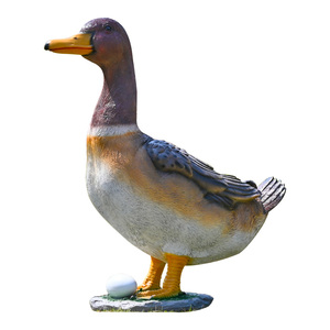 Villa extérieure jardin cour ornement dessin animé canard résine Sculpture pour maternelle Simulation Zoo forêt paysage décoration - Product Image 4