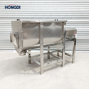 เครื่องผสมริบบิ้นสแตนเลสใช้สำหรับผสมอาหารสัตว์และธัญพืชกับน้ำ - Product Image 6