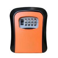 Boîte de rangement murale pour clés de voiture en plastique avec serrure à combinaison de sécurité