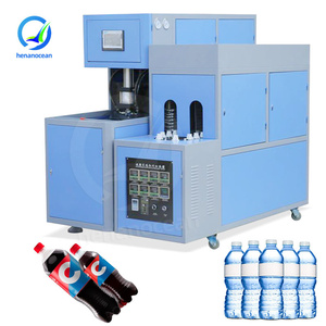 OCEAN Semi Automatic Plastic Juice <b>Bottle</b> <b>Make</b> <b>Machine</b> Rotary Pet Beverage <b>Bottle</b> Blowing <b>Machine</b> - Product Image 1