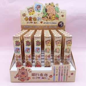 Bolígrafo de Gel con Clip de Dibujos Animados, Caja Sorpresa, Adorable Bolígrafo de Gel de Tinta Negra para Regalo, Diseño de Chica de Alta Belleza - Product Image 1