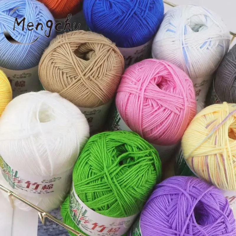 Trung Quốc Bán Buôn Dệt Giá Rẻ Nhất Cỏ Cây Sợi Hữu Cơ Bé ĐAN SỢI Crochet