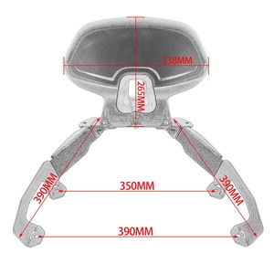 XXUN coussin de dossier arrière de siège passager de moto pour <span class=keywords><strong>Honda</strong></span> <span class=keywords><strong>FORZA</strong></span> <span class=keywords><strong>350</strong></span> 2021 2022 <span class=keywords><strong>2023</strong></span> 2024 - Product Image 6