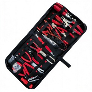 Auto Repair <b>Pliers</b> <b>Set</b> 14 Pieces High Carbon Steel Soft Case Storage Car Maintenance Tools - Product Image 1