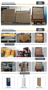 Tempat tidur kamar tidur lipat kartun mewah abu kayu Solid semua 1.5m untuk remaja laki-laki atau perempuan untuk penggunaan sekolah rumah dan Gym - Product Image 5