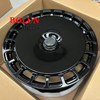 Roues forgées Monobloc Aerodisc noir brillant personnalisé pour Benz G63,RangeRover Vogue,LandRover Defender, PCD 5x130, 5x120